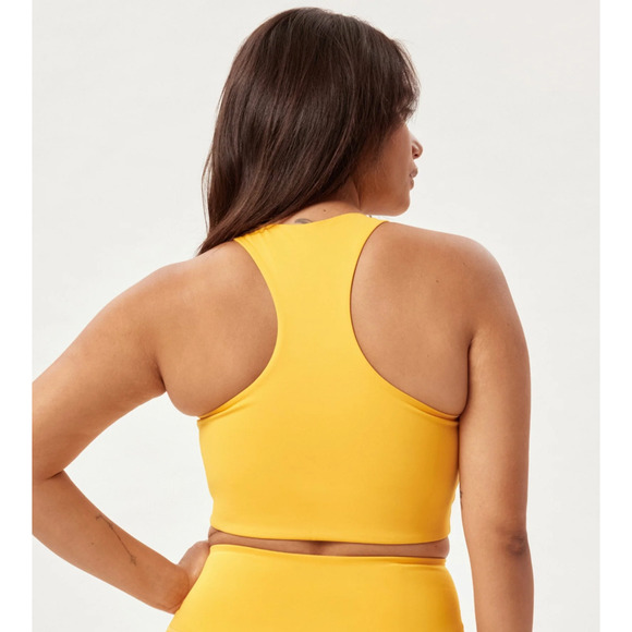 Girlfriend Collective Paloma Compression Bra in Navy Blue Size XL - Picture 8 of 9